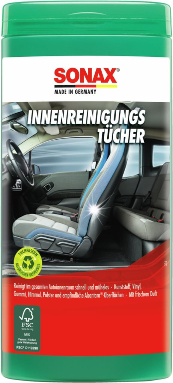 Sonax Servetele Umede Auto Pentru Suprafetele Interioare, 25 Buc 412200