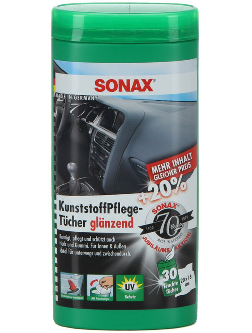 Sonax Servetele Umede Curatare Parti Plastice 25 Buc 412100