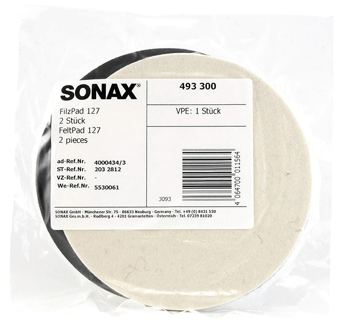 Sonax Set 2 Buc Bureti Polish Sticla / Geam / Parbriz 493300