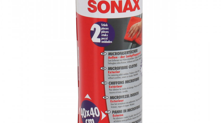 Sonax Set 2 Buc Laveta Microfibra Curatare Exterioara 416241