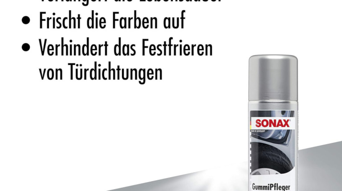 Sonax Soluție Spray Pentru Intreținerea Si Protejarea Cauciucului / Chedere 300ML 340200