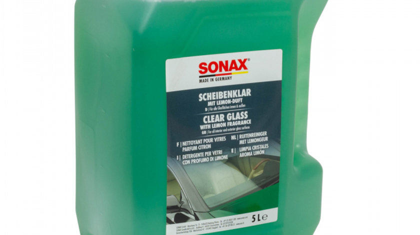 Sonax Solutie Curatat Geamuri Clear Glass Aroma Lamaie 5L 338505