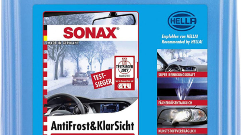 Sonax Solutie Parbriz Iarna Diluat -20°C 5L 332500