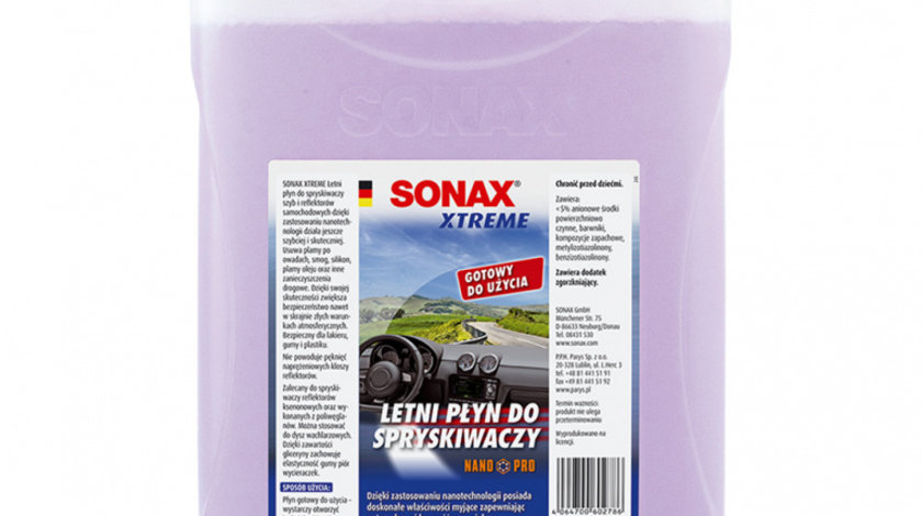 Sonax Solutie Parbriz Vara Aroma Energizant 4L 4056554002775