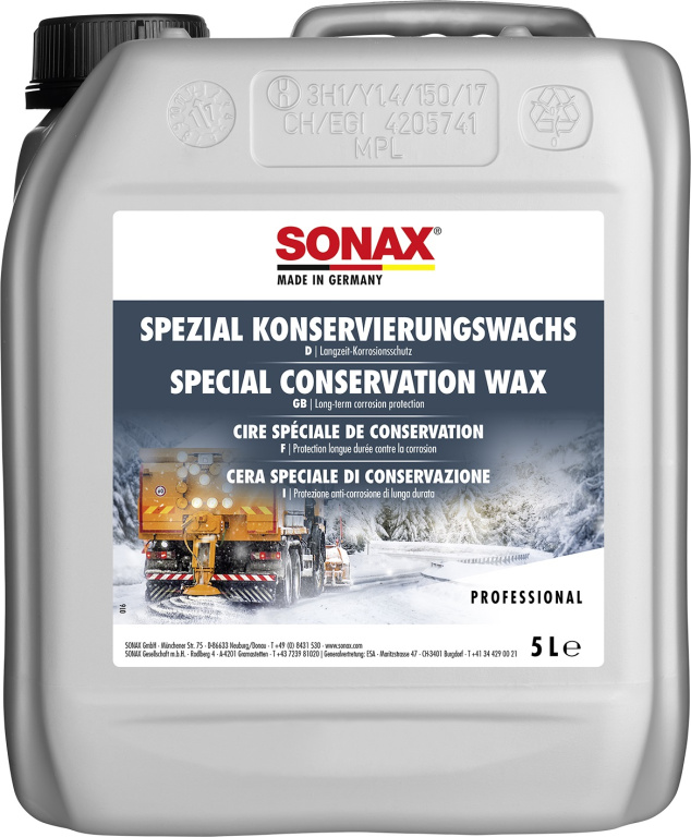 Sonax Special Conservation Wax Ceara Speciala Pentru Protectie 5L 485505