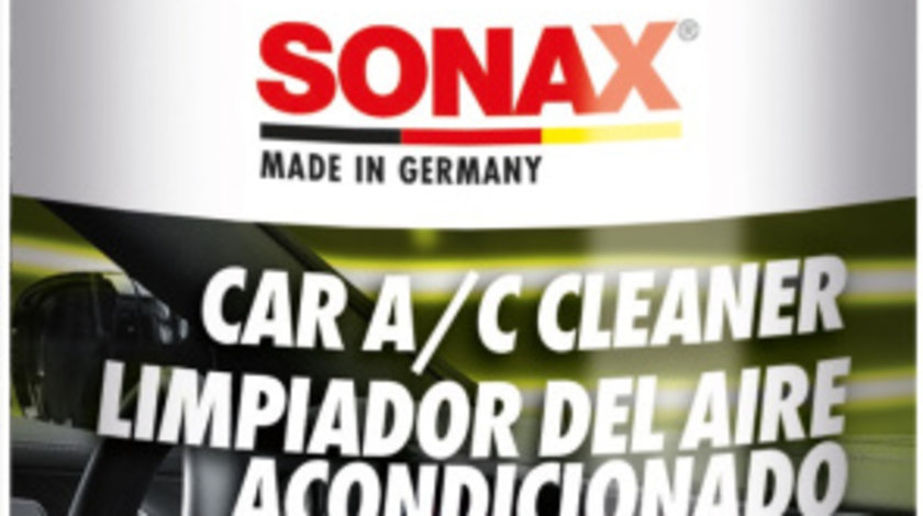 Sonax Spray Curatat Instalatie Ac Aer Aid Anti-Bacterial Green Lemon 100ML 323400