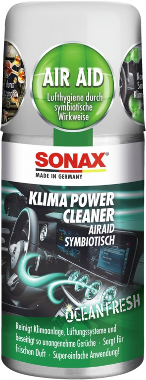 Sonax Spray Curatat Instalatie Ac Aer Aid Anti-Bacterial Ocean Fresh 100ML 323600