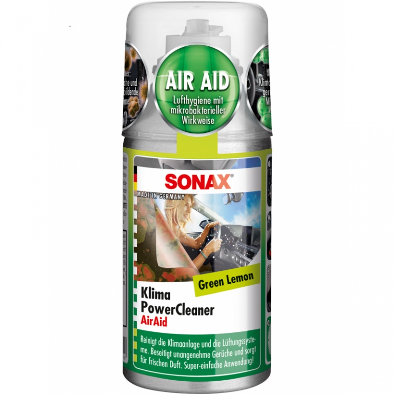 Sonax Spray Curatat Instalatie Ac Air Aid Green Lemon 323400 100ML