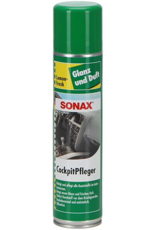 Sonax Spray Intretinere Suprafete Plastic Si Bord Lemon-Fresh 400ML 343300