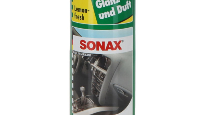 Sonax Spray Intretinere Suprafete Plastic Si Bord Lemon-Fresh 400ML 343300