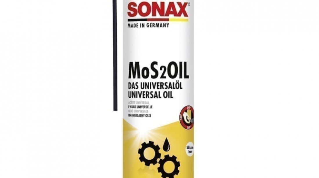 Sonax Spray Lubrifiant Universal Multifunctional Ulei Mos2 400ML 339400