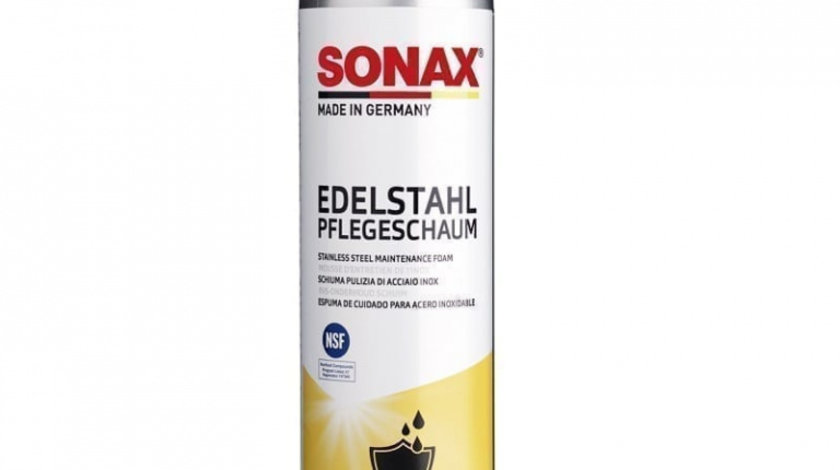 Sonax Spumă Pentru Intreținerea Suprafețelor Din Oțel Inoxidabil 400ML 470300