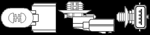 Sonda Lambda (466016355071 MAGNETI MARELLI) DACIA,RENAULT