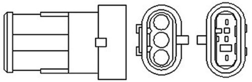 Sonda Lambda (466016355098 MAGNETI MARELLI) RENAULT