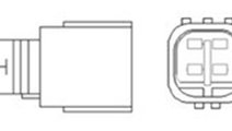 Sonda Lambda (466016355106 MAGNETI MARELLI) SUBARU