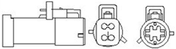 Sonda Lambda (466016355117 MAGNETI MARELLI) FORD