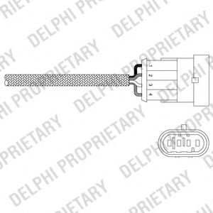 Sonda Lambda ALFA ROMEO 147 (937) (2000 - 2010) DELPHI ES20344-12B1 piesa NOUA