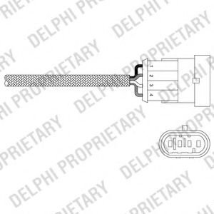 Sonda Lambda ALFA ROMEO 156 (932) (1997 - 2005) DELPHI ES20344-12B1 piesa NOUA