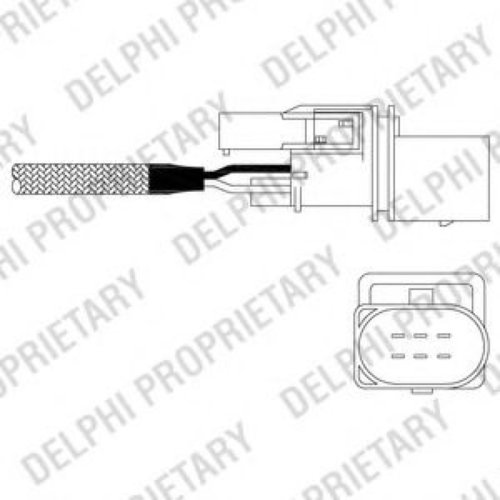 Sonda Lambda AUDI A2 (8Z0) (2000 - 2005) DELPHI ES11015-12B1 piesa NOUA