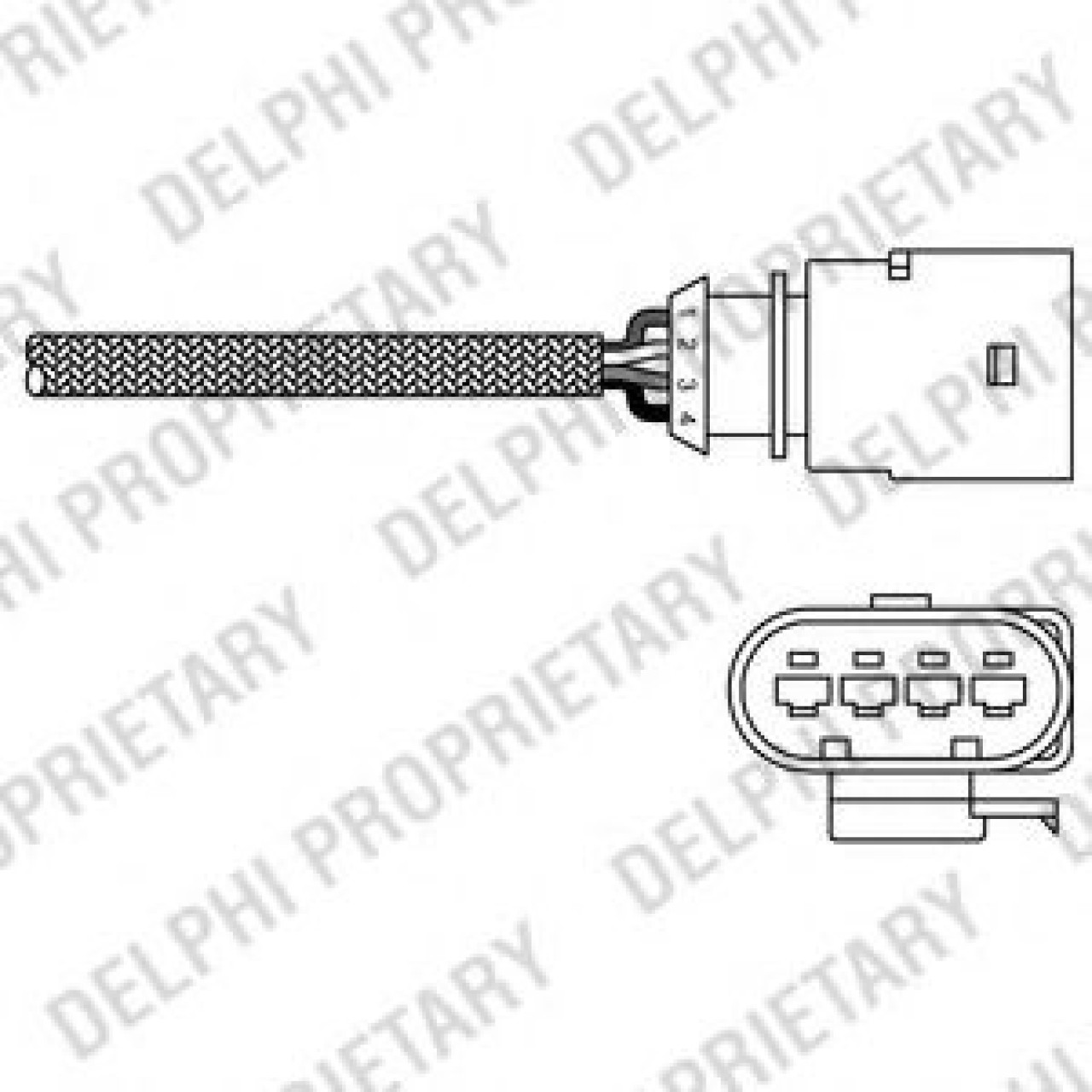 Sonda Lambda AUDI A3 Cabriolet (8P7) (2008 - 2013) DELPHI ES20289-12B1 piesa NOUA