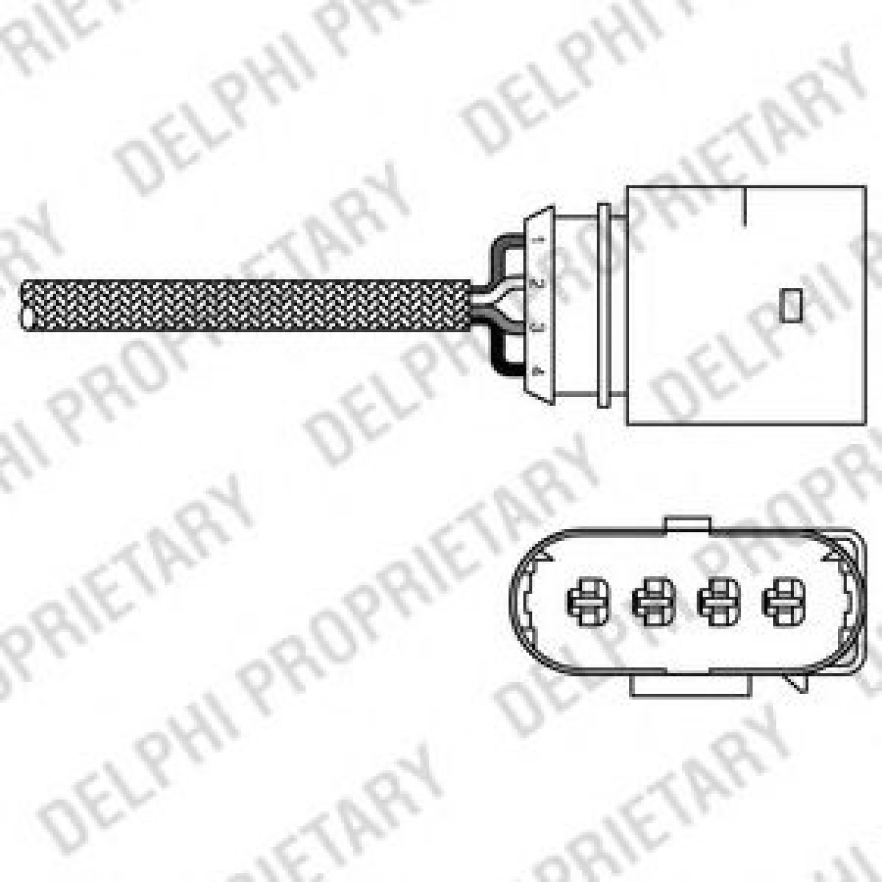 Sonda Lambda AUDI A4 (8D2, B5) (1994 - 2001) DELPHI ES20285-12B1 piesa NOUA