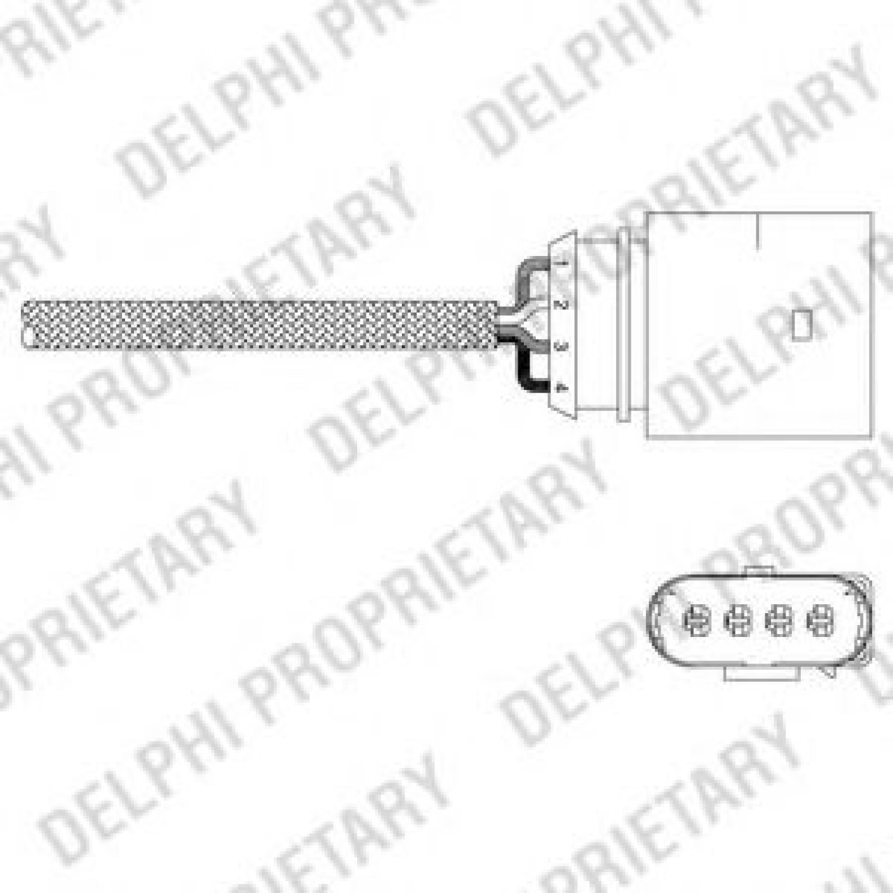 Sonda Lambda AUDI A6 Avant (4B5, C5) (1997 - 2005) DELPHI ES20338-12B1 piesa NOUA