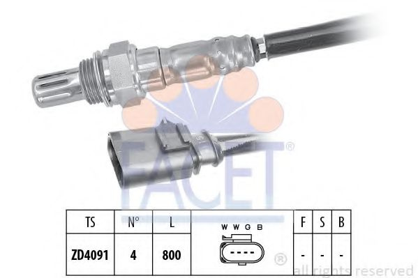 Sonda Lambda AUDI Q3 (8U) (2011 - 2016) FACET 10.8199 piesa NOUA