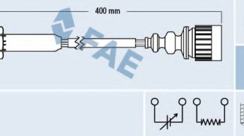 Sonda Lambda BMW Seria 3 Cupe (E36) (1992 - 1999) FAE 77187 piesa NOUA