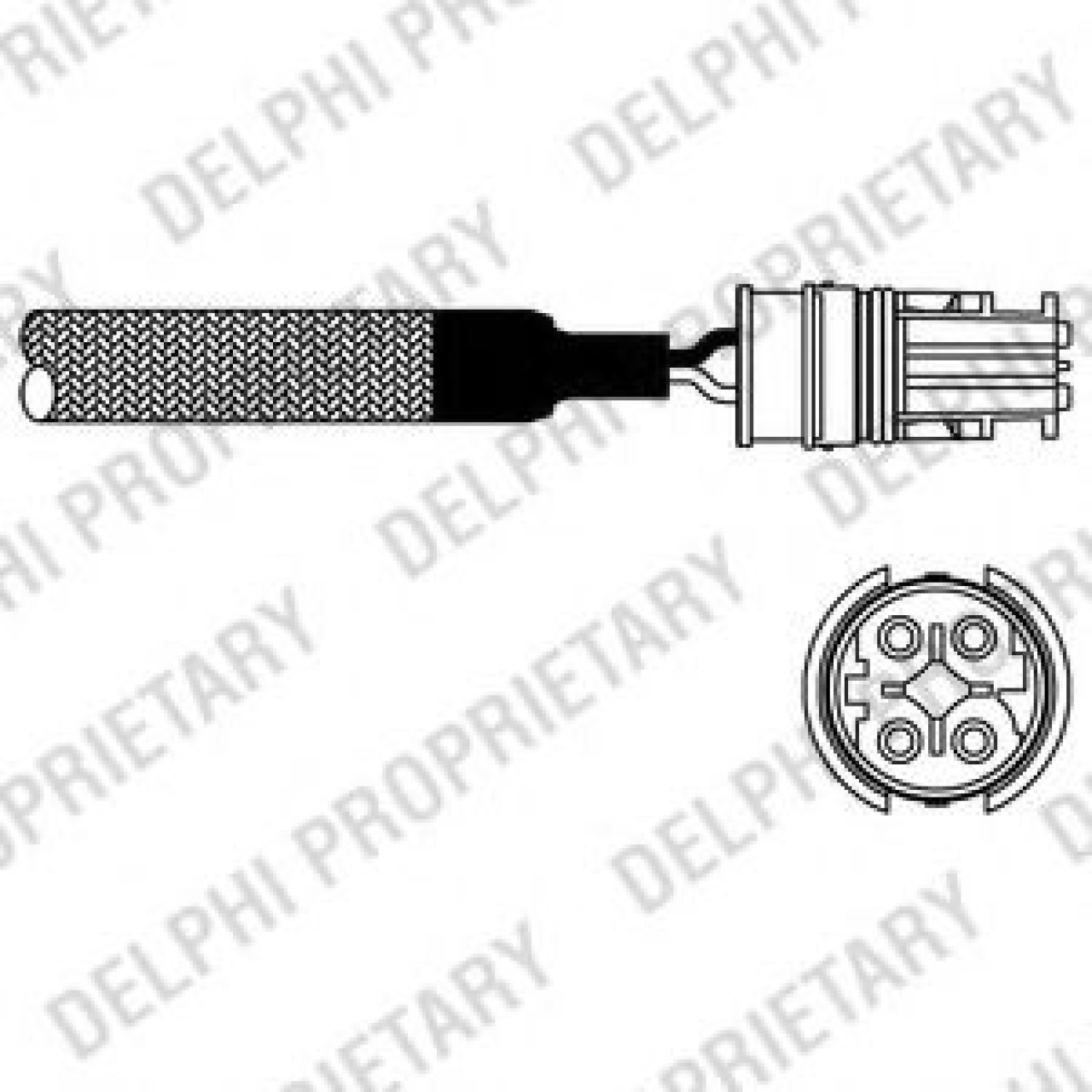 Sonda Lambda BMW Seria 3 (E46) (1998 - 2005) DELPHI ES10983-12B1 piesa NOUA