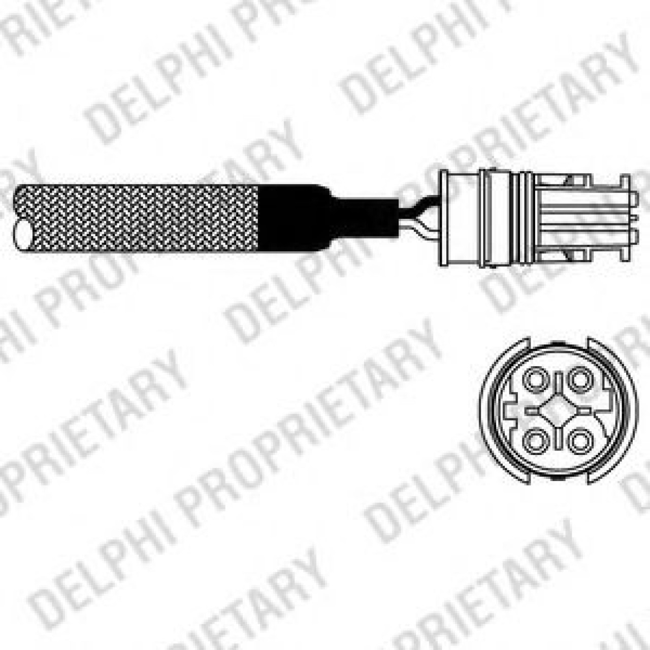 Sonda Lambda BMW Seria 5 (E39) (1995 - 2003) DELPHI ES10899-12B1 piesa NOUA