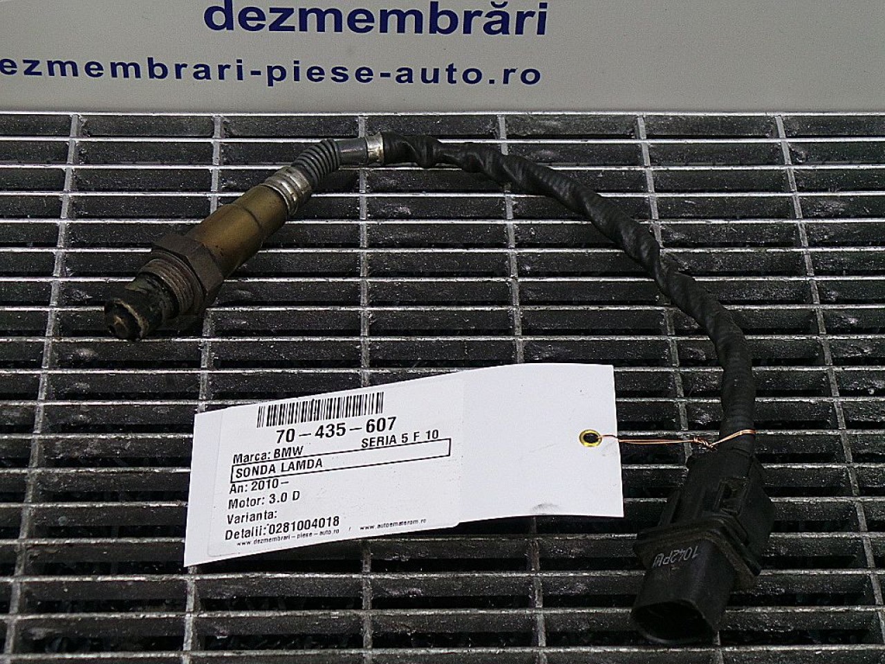 SONDA LAMBDA BMW SERIA 5 F 10 SERIA 5 F 10 3.0 D - (2010 2017)
