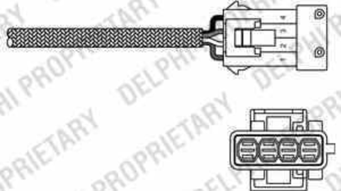 Sonda Lambda CITROËN BERLINGO caroserie M DELPHI ES10797-12B1