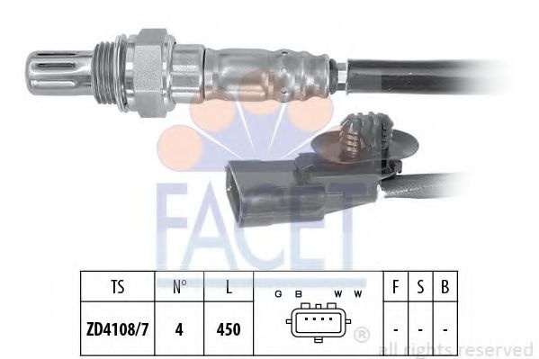 Sonda Lambda DACIA LOGAN MCV II (2013 - 2016) FACET 10.8169 piesa NOUA