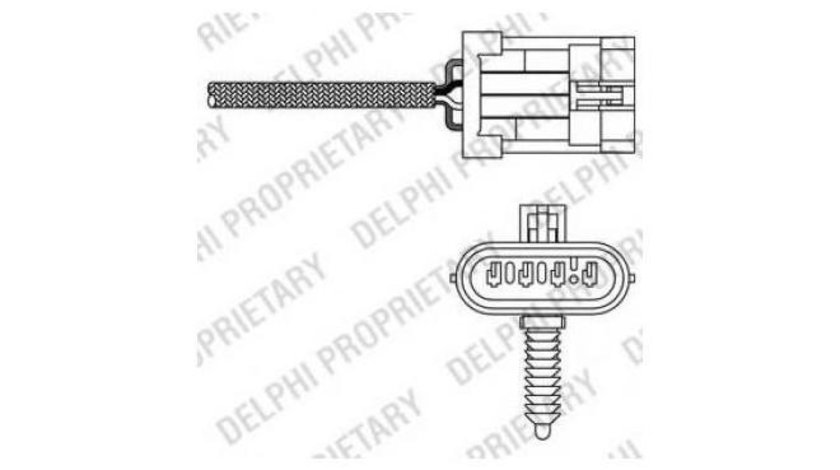 Sonda lambda Daewoo LEGANZA (KLAV) 1997-2004 #2 0258986602