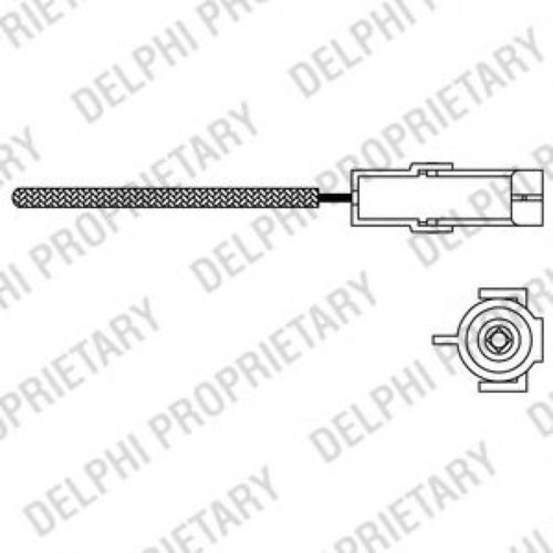 Sonda Lambda DAEWOO NUBIRA (KLAJ) (1997 - 2016) DELPHI ES10966-12B1 piesa NOUA