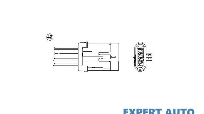 Sonda lambda Daewoo REZZO (KLAU) 2000-2016 #2 0440