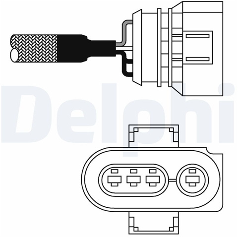Sonda Lambda Delphi Audi ES10980-12B1