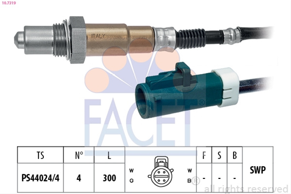 Sonda Lambda Facet Aston Martin 10.7319