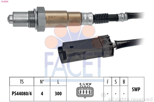 Sonda Lambda Facet General Motors 10.8205