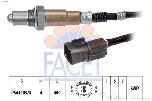 Sonda Lambda Facet Hyundai 10.8014