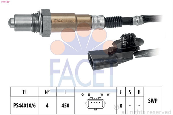 Sonda Lambda Facet Renault 10.8169