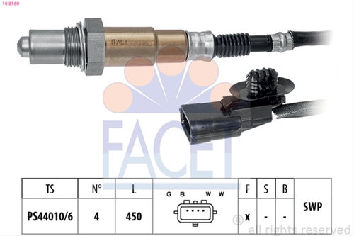 Sonda Lambda Facet Renault 10.8169