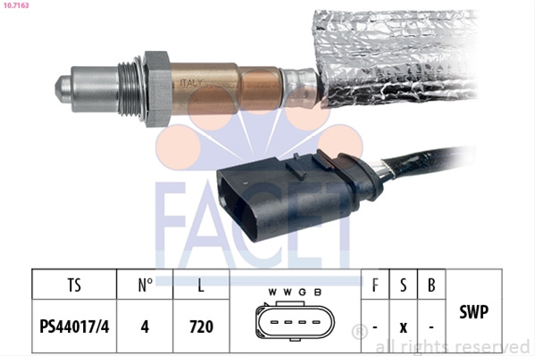 Sonda Lambda Facet Seat 10.7163