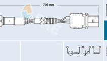 Sonda Lambda (FAE75158 FAE) AUDI,SEAT,SKODA,VW