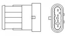 Sonda lambda Fiat MAREA (185) 1996-2007 #2 0258006...