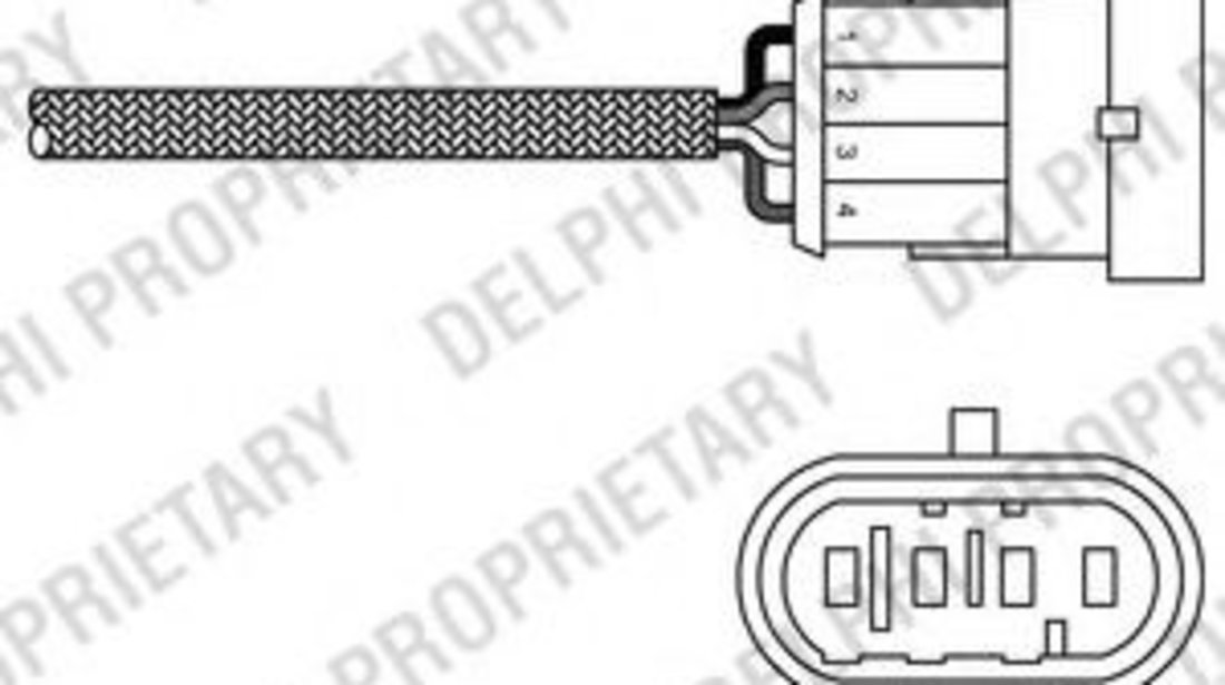 Sonda Lambda FIAT MAREA (185) (1996 - 2007) DELPHI ES20264-12B1 piesa NOUA