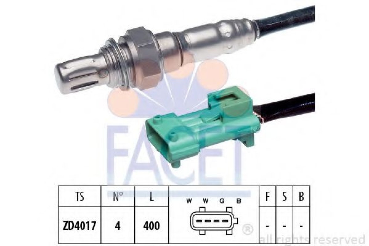 Sonda Lambda FIAT QUBO (225) (2008 - 2016) FACET 10.8068 piesa NOUA