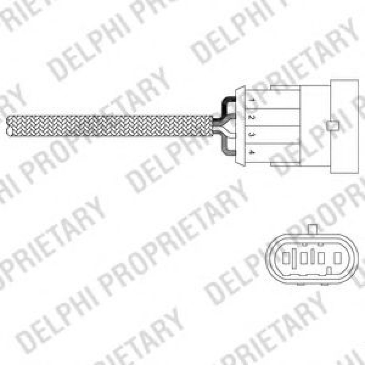 Sonda Lambda FIAT STILO (192) (2001 - 2010) DELPHI ES20302-12B1 piesa NOUA