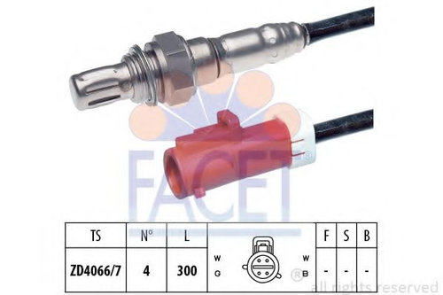 Sonda Lambda FORD FIESTA VI (2008 - 2016) FACET 10.7687 piesa NOUA