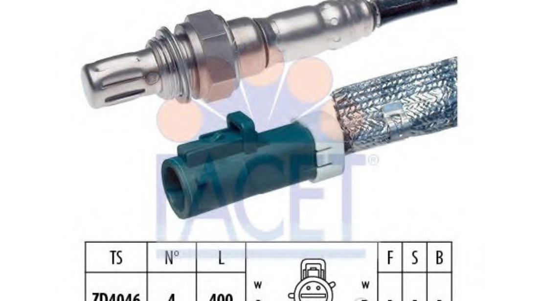 Sonda Lambda FORD FOCUS (DAW, DBW) (1998 - 2007) FACET 10.7685 piesa NOUA